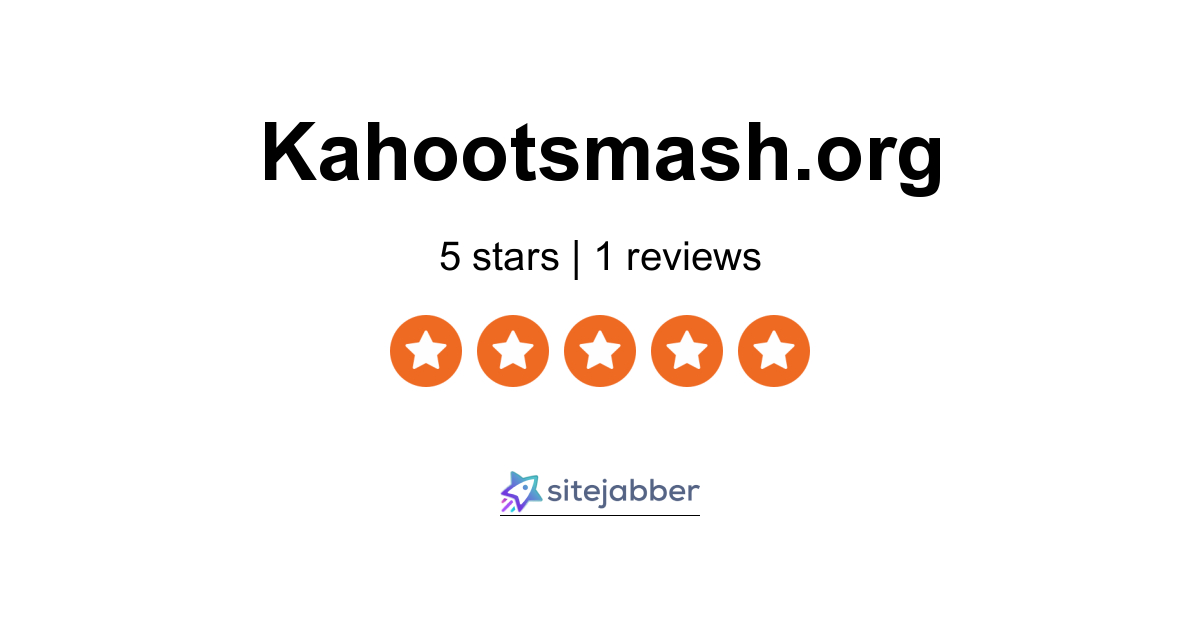 Kahoot Smash Reviews - 1 Review of  | Sitejabber