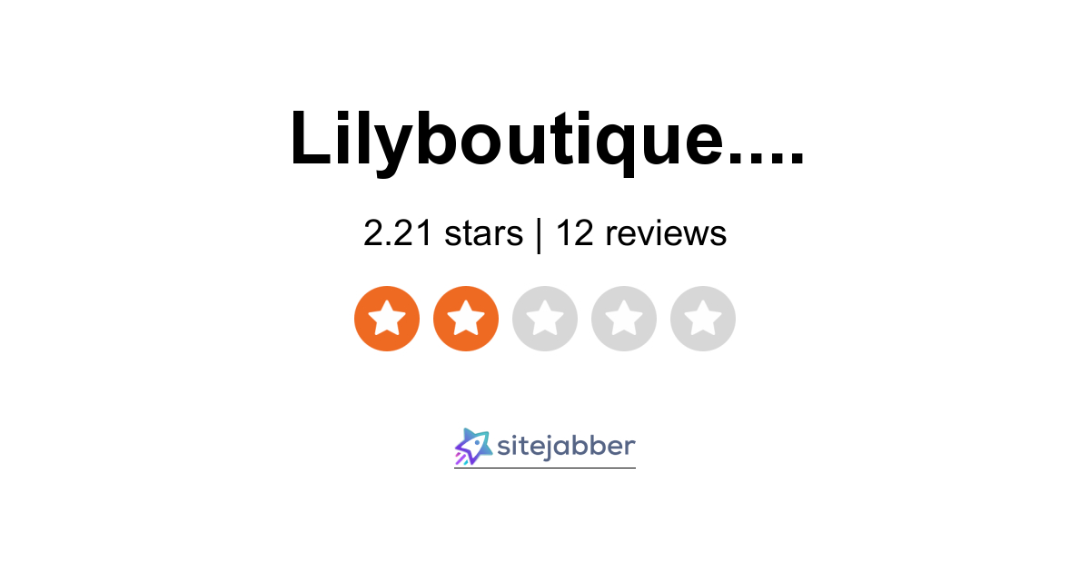 LilyBoutique Reviews - 12 Reviews of Lilyboutique.com