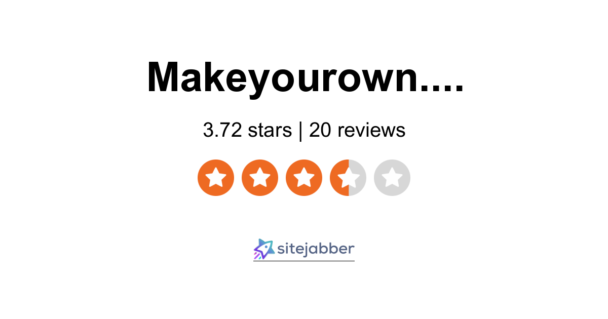 MakeYourOwn.buzz Reviews 18 Reviews of Makeyourown.buzz Sitejabber