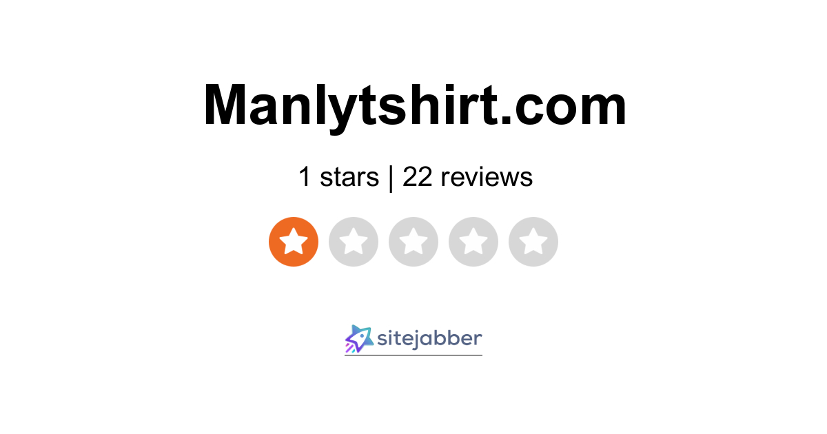 Manlytshirt Reviews - 22 Reviews of Manlytshirt.com | Sitejabber