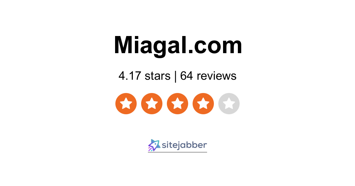 Miagal Reviews 64 Reviews of Miagal Sitejabber