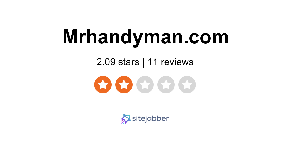 Mr. Handyman Reviews 9 Reviews of Sitejabber