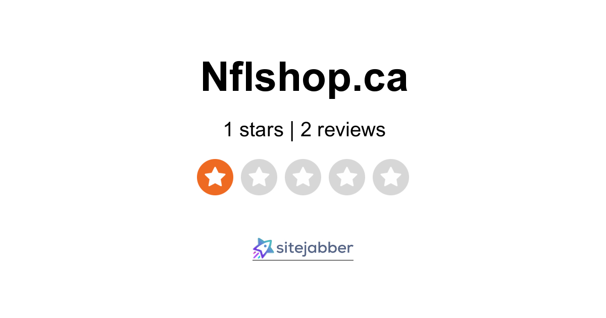 Nflshop.ca Reviews - 2 Reviews of Nflshop.ca