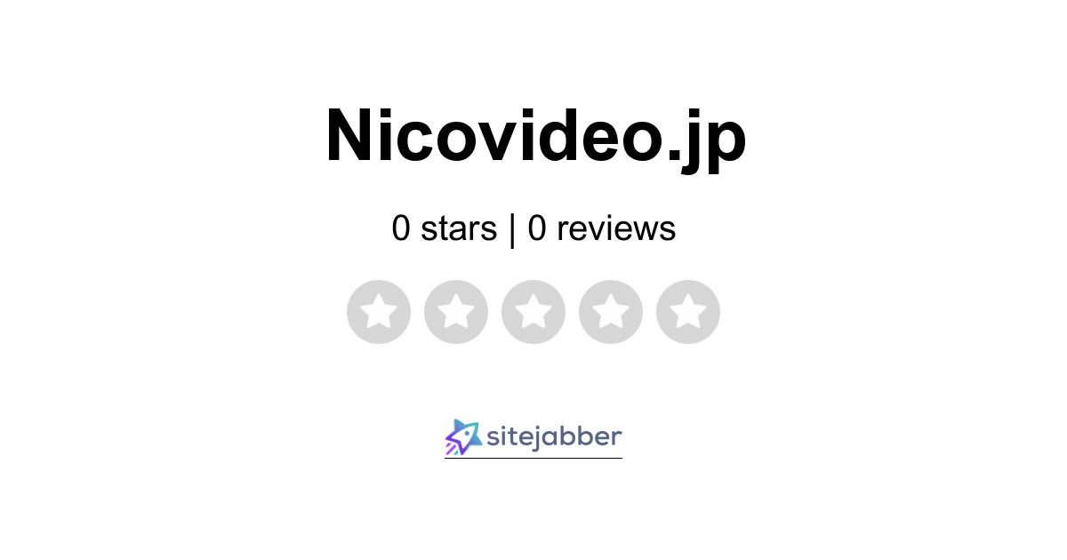 Nico Video Reviews - 4 Reviews of Nicovideo.jp | Sitejabber