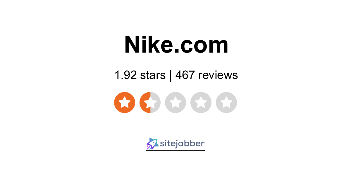 Nike reviews sales