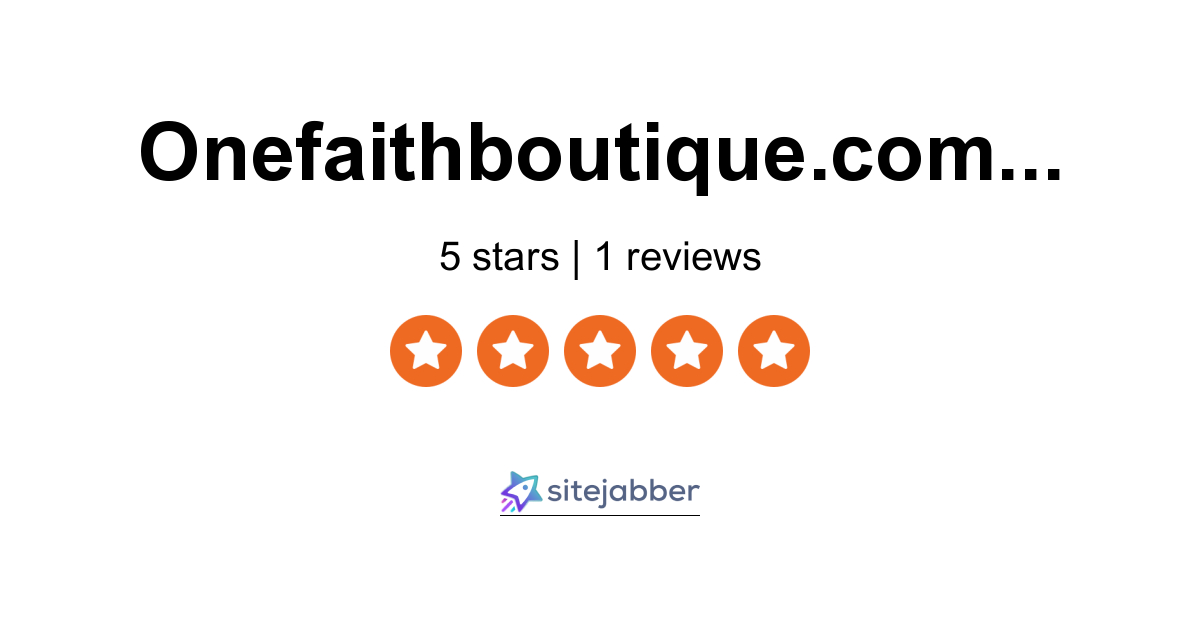 One Faith Boutique Reviews 1 Review of Onefaithboutique