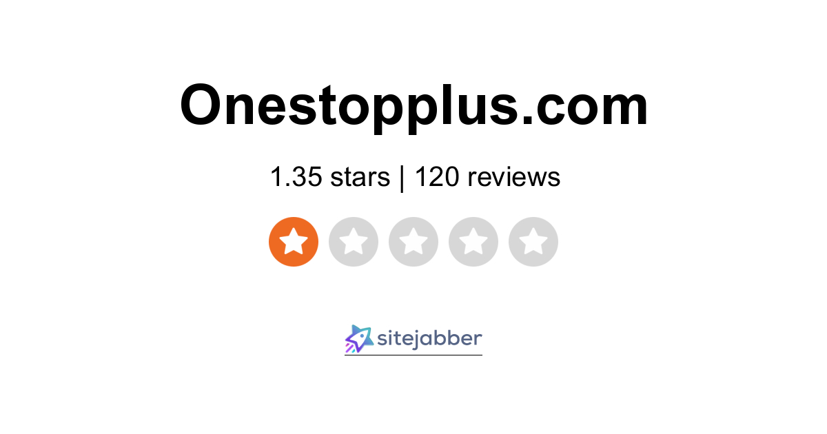 OneStopPlus Reviews - 117 Reviews of Onestopplus.com