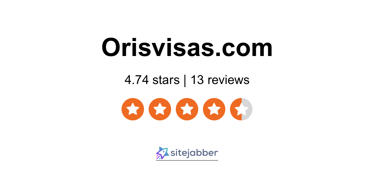 Oris Visas Immigration Reviews 13 Reviews of Orisvisas