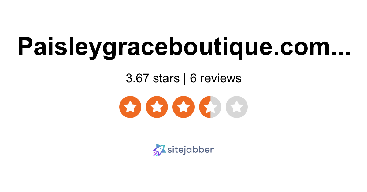 Paisley Grace Boutique Reviews 6 Reviews of Paisleygraceboutique