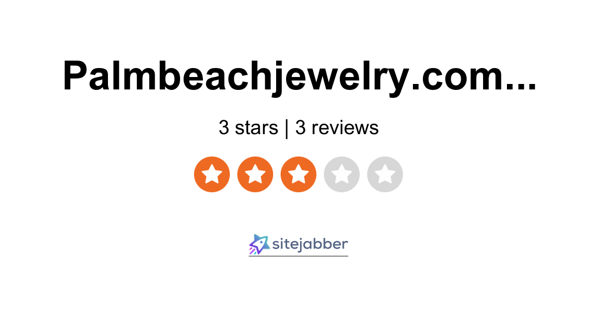 Palm beach deals jewelry website