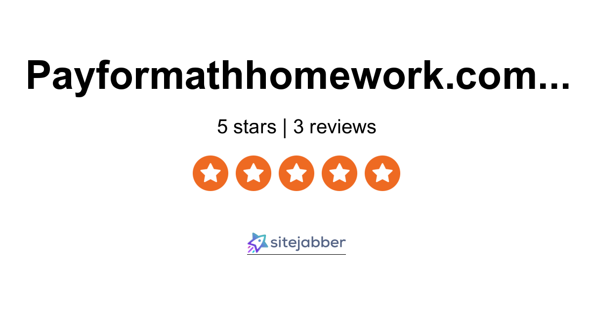 pay for math homework online