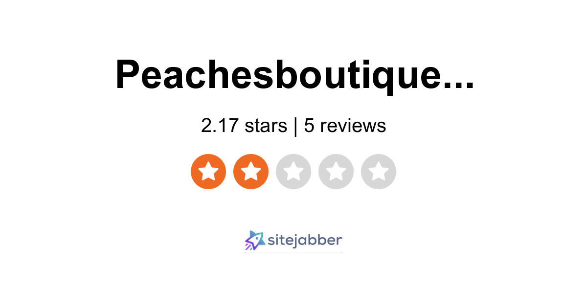 Peaches Boutique Reviews 5 Reviews of Peachesboutique