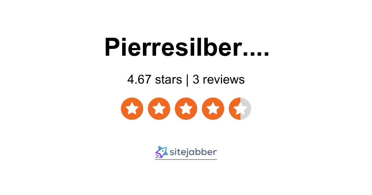 PierreSilber Reviews - 3 Reviews of  | Sitejabber