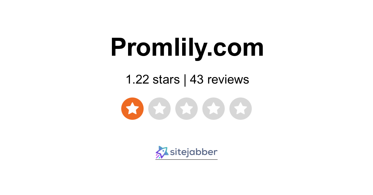 Promlily Online Reviews 43 Reviews of Promlily Sitejabber