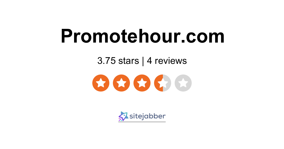 Promotehour Reviews - 4 Reviews of Promotehour.com