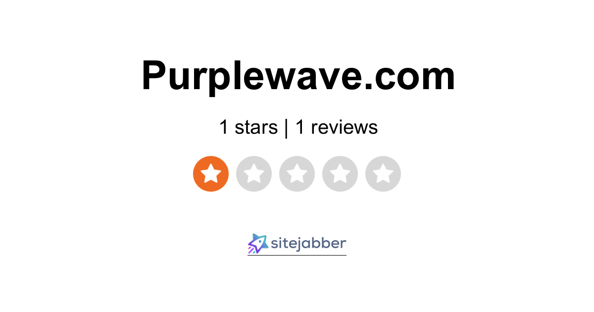 Purplewave Reviews 1 Review of Sitejabber