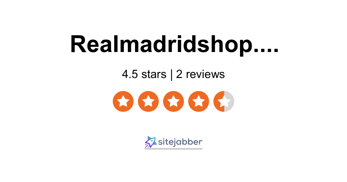 slagader verdediging heldin RealMadridShop Reviews - 2 Reviews of Realmadridshop.com | Sitejabber