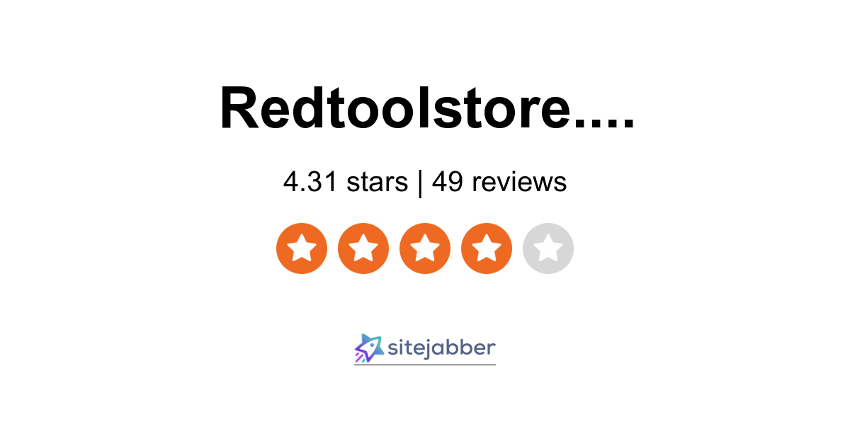 Red Tool Store Reviews 44 Reviews of Sitejabber