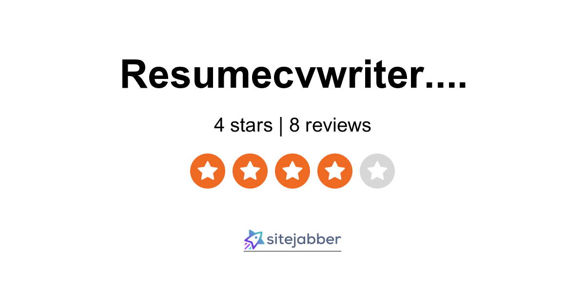 Resumecv Writer Reviews 8 Reviews Of Resumecvwriter Com