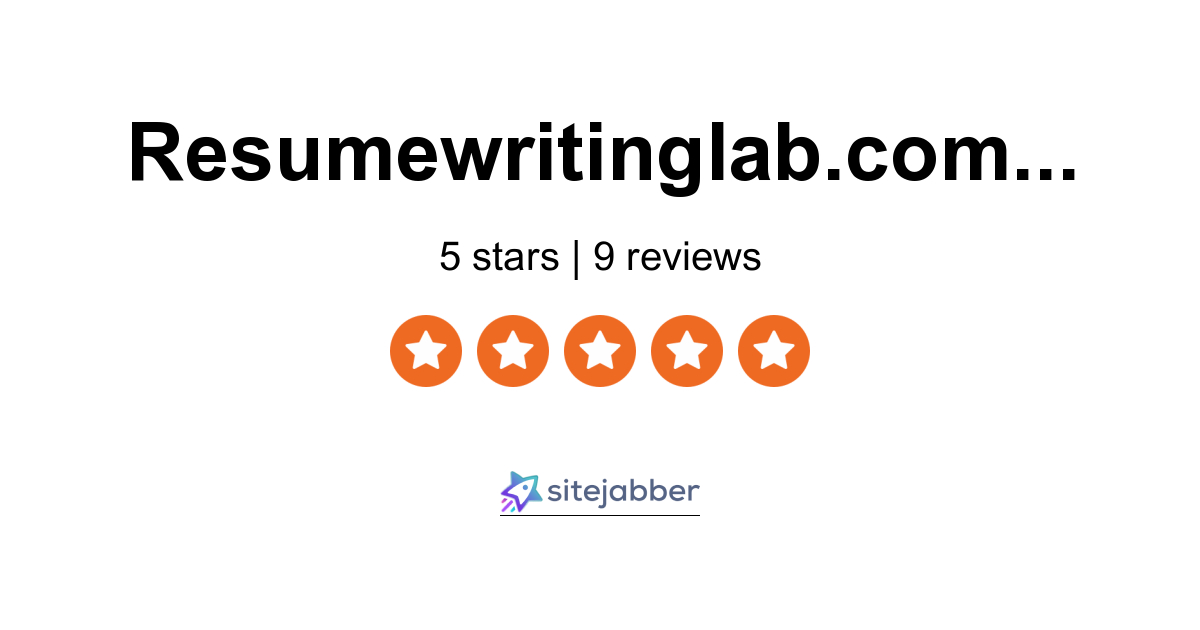 resume writing lab reviews