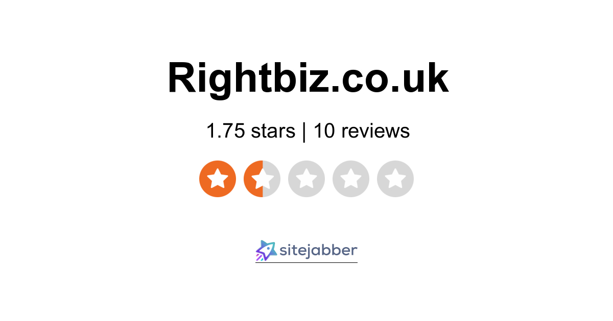 9 Reviews of Rightbiz.co.uk | Sitejabber