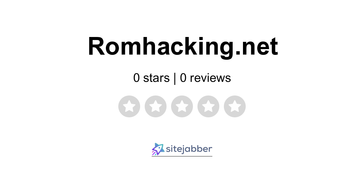 Romhacking.net Reviews - 1 Review Of Romhacking.net | Sitejabber