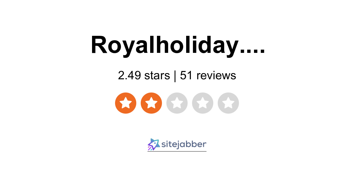 RoyalHoliday Reviews - 44 Reviews of  | Sitejabber