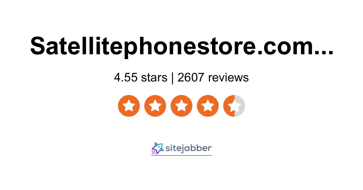 Reviews 2,733 Reviews of Satellitephonestore