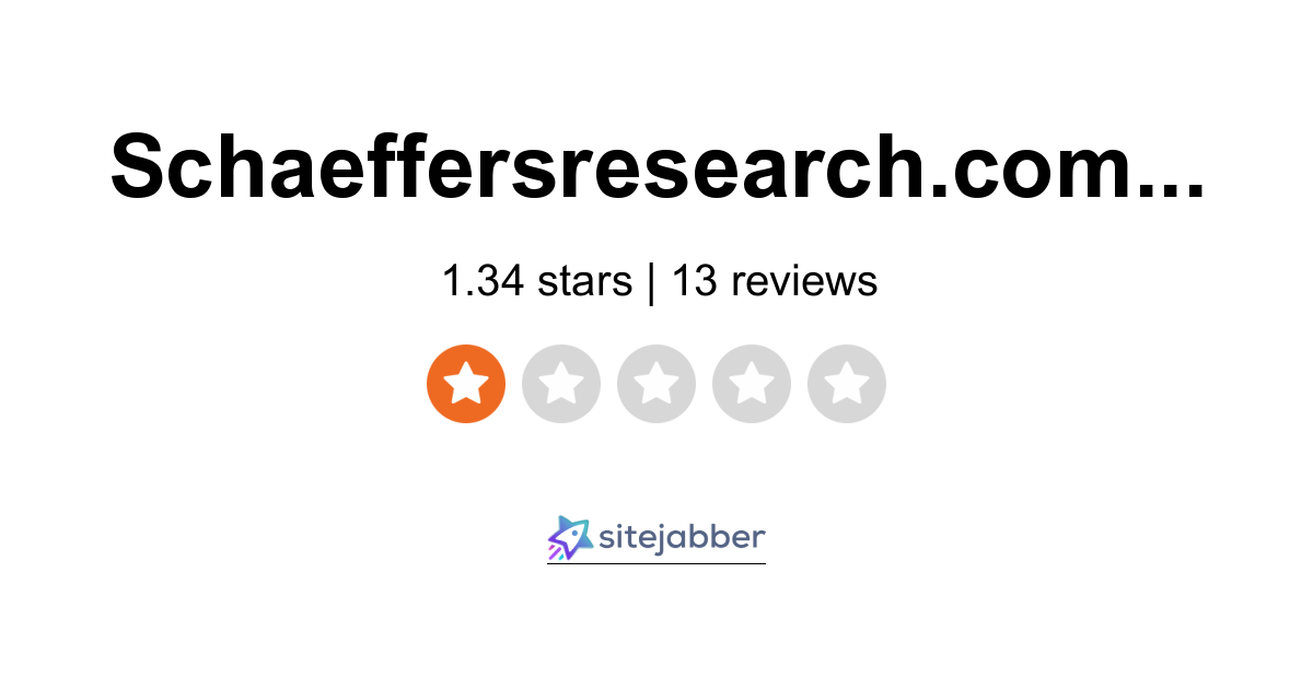 Schaeffers Research Reviews - 13 Reviews of Schaeffersresearch.com ...