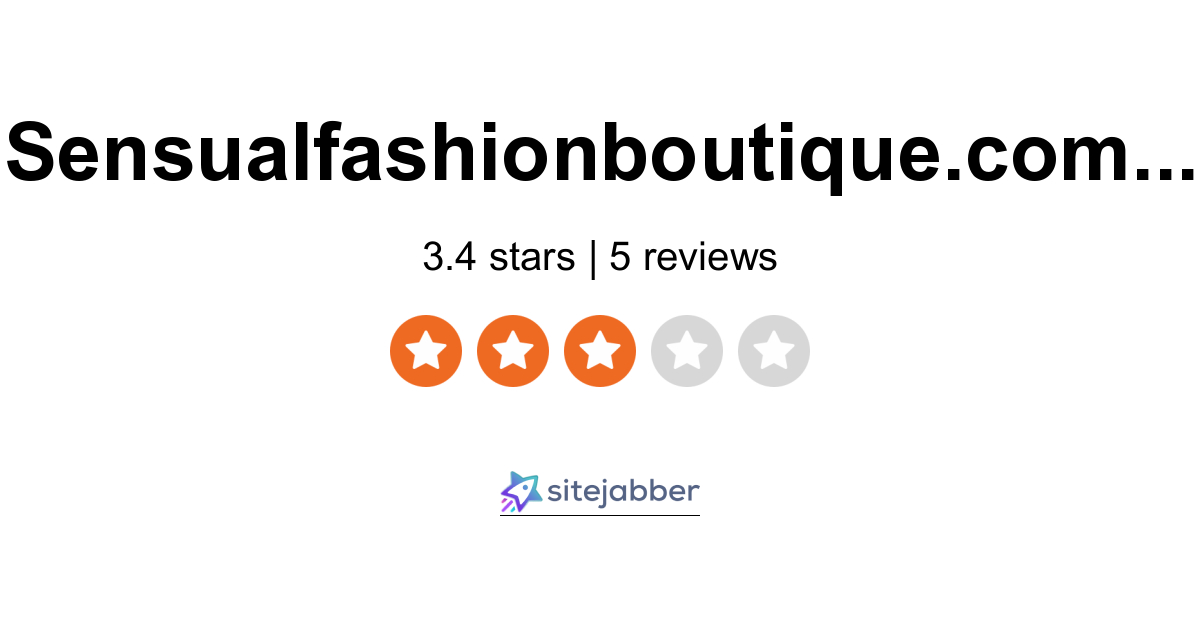 Sensual Fashion Boutique Reviews 5 Reviews of