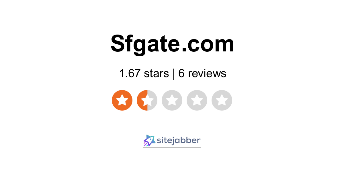 SF Gate Reviews 6 Reviews of Sitejabber