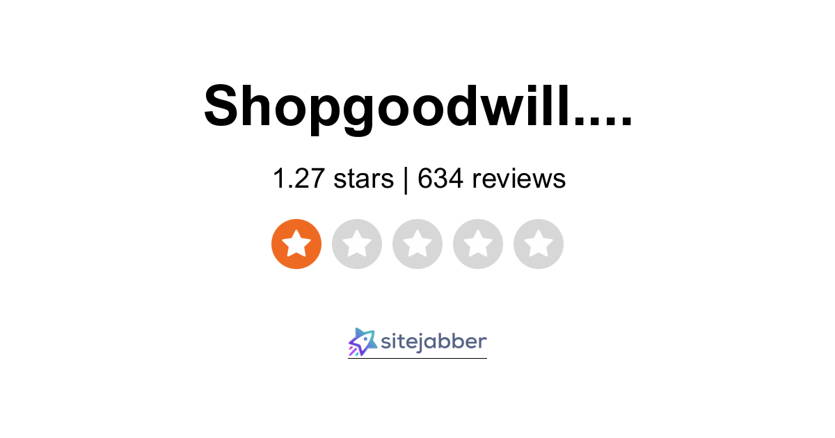 ShopGoodwill Reviews - 626 Reviews of Shopgoodwill.com