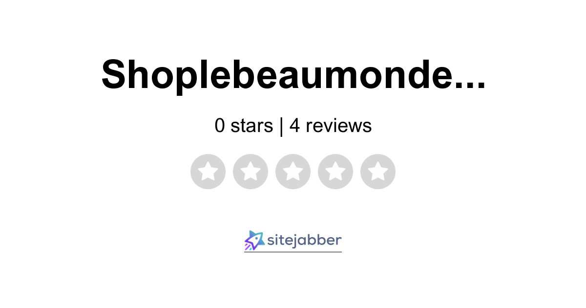 Le Beau Monde Reviews 4 Reviews of Shoplebeaumonde Sitejabber