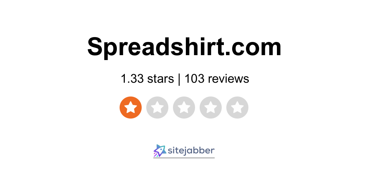 Spreadshirt Reviews - 103 Reviews of Spreadshirt.com | Sitejabber