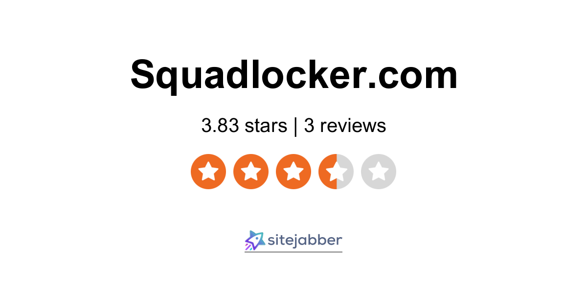 SquadLocker Reviews 3 Reviews of Sitejabber