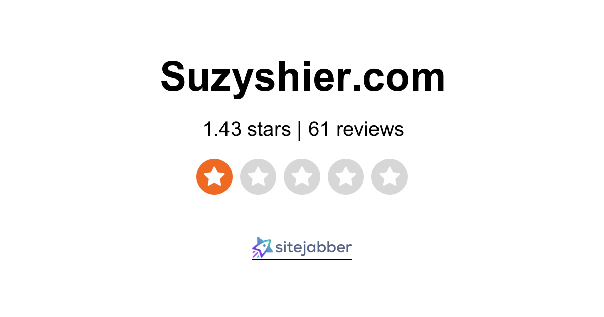 Suzyshier Reviews 26 Reviews Of Suzyshier Com Sitejabber