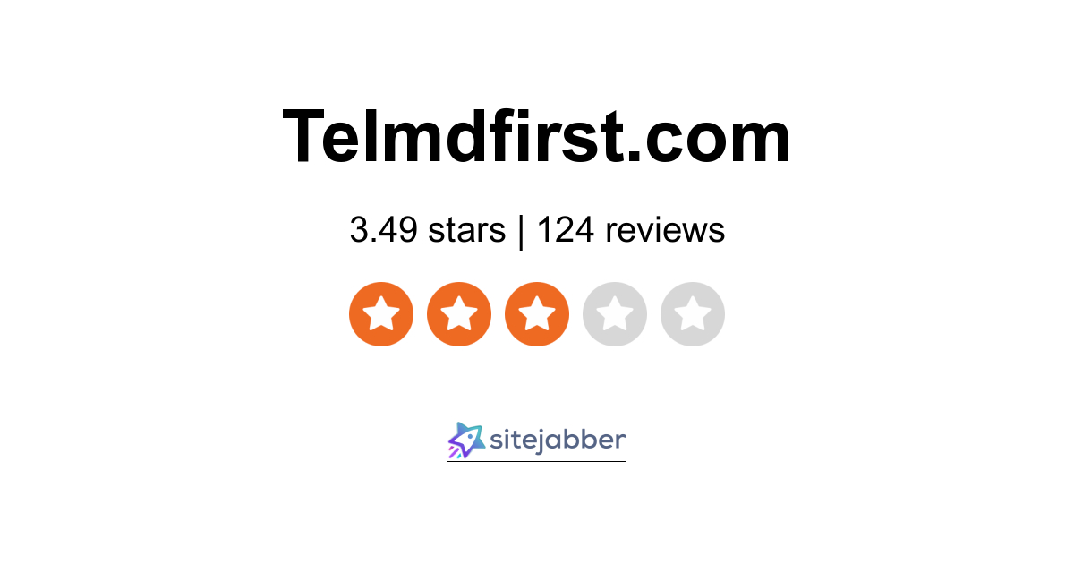 TelMDFirst Reviews 124 Reviews of Sitejabber