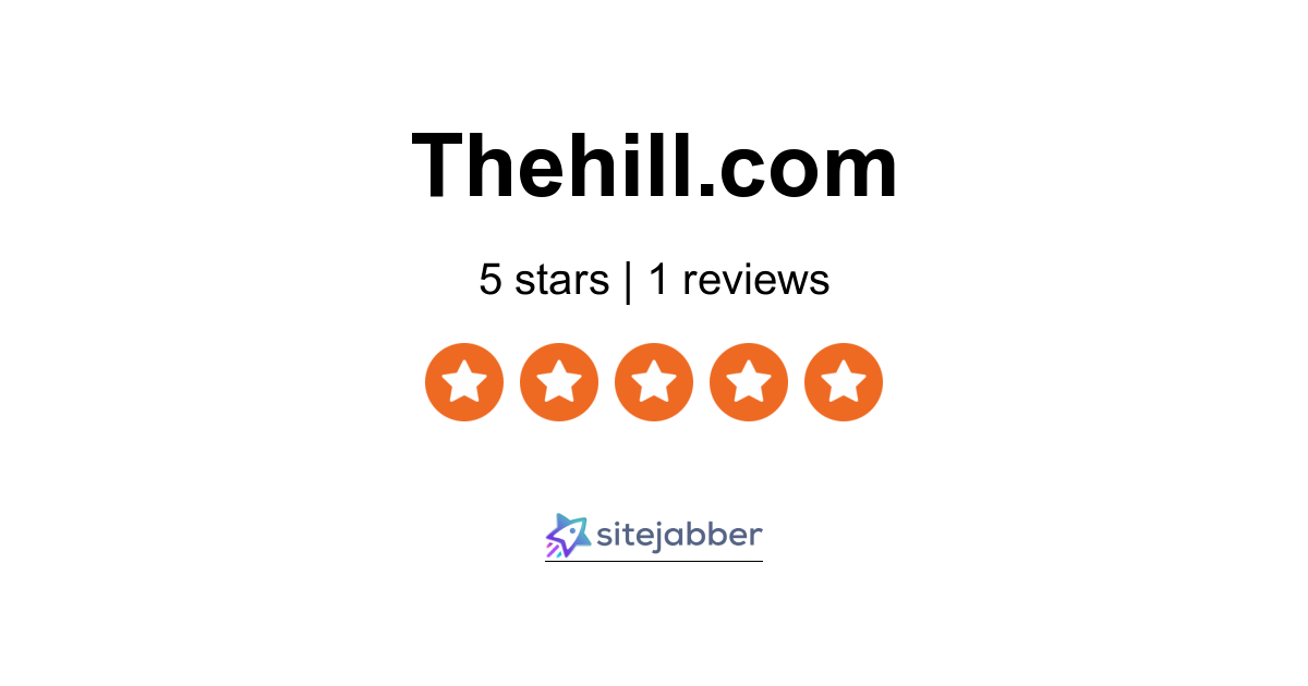 The Hill Reviews 1 Review of Sitejabber