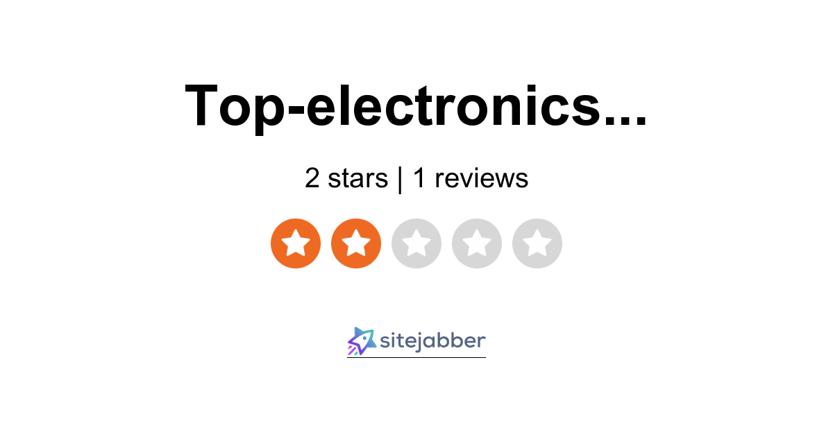 Topelectronicsdeals Reviews 1 Review of
