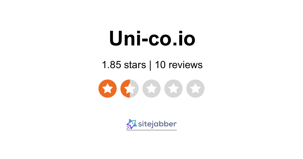 Uni-co Reviews - 10 Reviews of Uni-co.io | Sitejabber