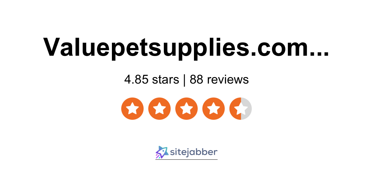 ValuePetSupplies Reviews 88 Reviews of Valuepetsupplies