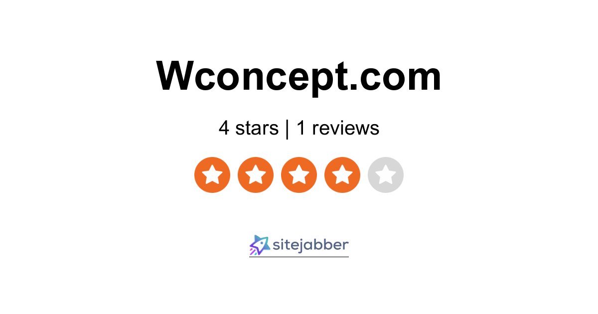 Wconcept Reviews 1 Review of Sitejabber