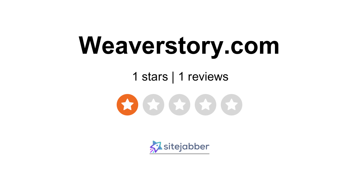 Weaverstory Reviews - 1 Review of Weaverstory.com
