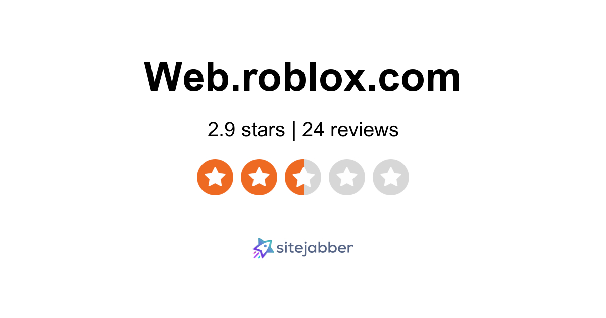 Web Roblox Reviews 15 Reviews Of Web Roblox Com Sitejabber - web.roblox.com free robux
