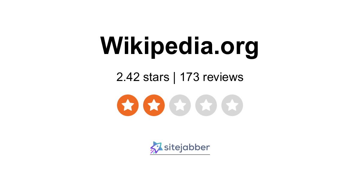 Wikipedia Reviews - 173 Reviews of Wikipedia.org