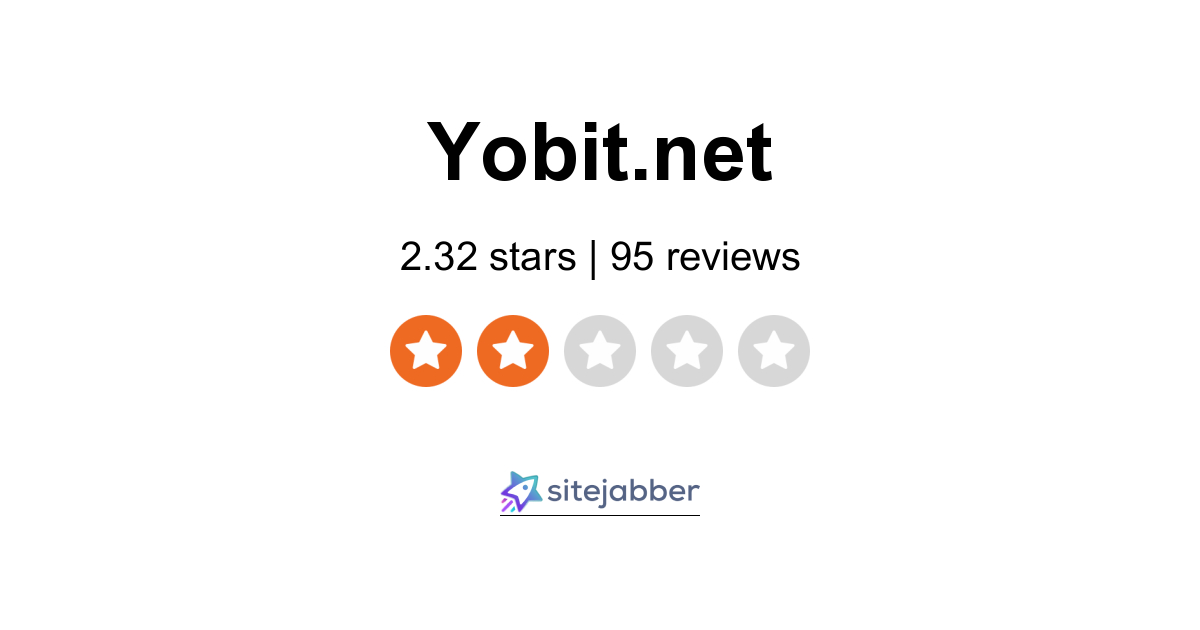 Yobit Net Reviews 31 Reviews Of Yobit Net Sitejabber