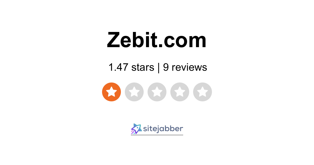 Zebit Reviews 10 Reviews of Sitejabber